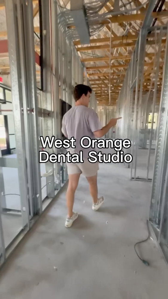 You can say you were here with us from the beginning. Hi, neighbors! 👋 We’re West Orange Dental Studio, a new dental practice being built...